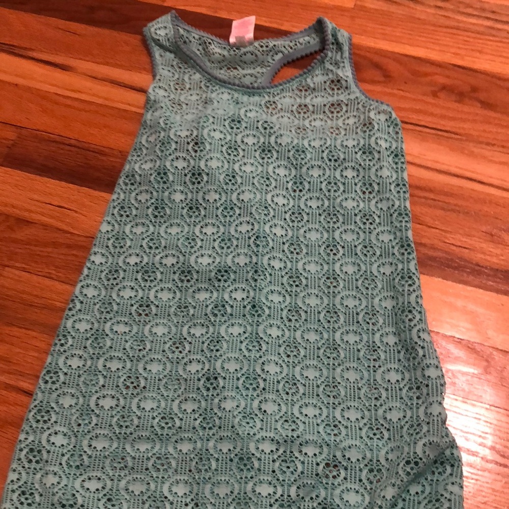 Teal and Blue Beach Cover Up Girls